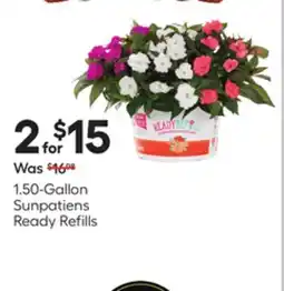 Lowe's 1.50-Gallon Sunpatiens Ready Refills offer