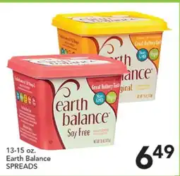 Pete's Fresh Market Earth Balance SPREADS offer