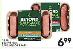 Pete's Fresh Market Beyond Meat SAUSAGE OR BRATS offer