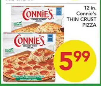Pete's Fresh Market 12 in. Connie's THIN CRUST PIZZA offer