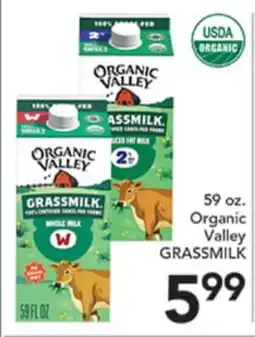 Pete's Fresh Market 59 oz. Organic Valley GRASSMILK offer