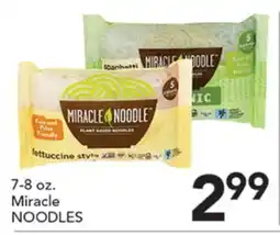 Pete's Fresh Market Miracle NOODLES offer