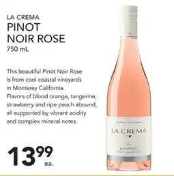 Pete's Fresh Market LA CREMA PINOT NOIR ROSE offer