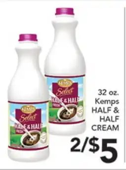 Pete's Fresh Market Kemps HALF & HALF CREAM offer