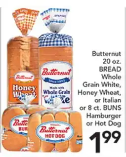 Pete's Fresh Market Butternut BREAD 20 oz. or 8 ct. BUNS offer