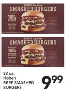 Pete's Fresh Market Holten BEEF SMASHED BURGERS offer