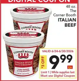 Pete's Fresh Market 48 oz. The Corner Booth ITALIAN BEEF offer