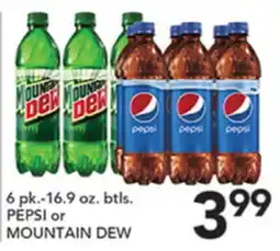 Pete's Fresh Market PEPSI or MOUNTAIN DEW offer
