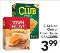 Pete's Fresh Market 9-13.8 oz. Club or Town House CRACKERS offer