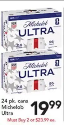 Pete's Fresh Market Michelob Ultra offer