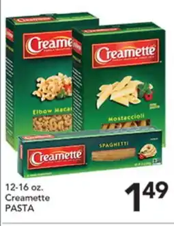 Pete's Fresh Market 12-16 oz. Creamette PASTA offer