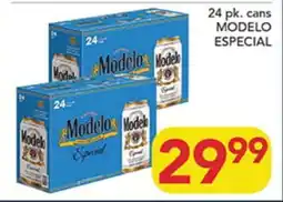 Pete's Fresh Market 24 pk. cans MODELO ESPECIAL offer