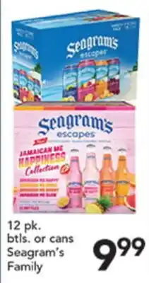 Pete's Fresh Market Seagram's Family offer