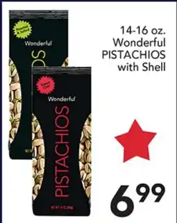 Pete's Fresh Market 14-16 oz. Wonderful PISTACHIOS with Shell offer