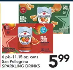 Pete's Fresh Market San Pellegrino SPARKLING DRINKS offer