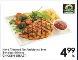 Pete's Fresh Market Hand Trimmed No Antibiotics Ever Boneless Skinless CHICKEN BREAST offer