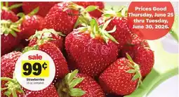 Meijer Strawberries offer