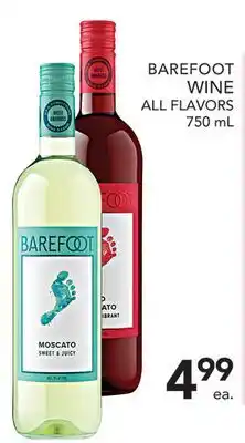 Pete's Fresh Market BAREFOOT WINE offer