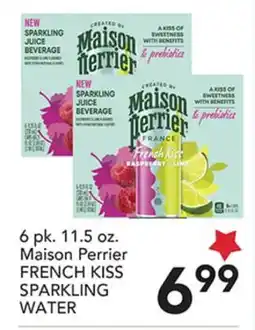 Pete's Fresh Market Maison Perrier FRENCH KISS SPARKLING WATER offer