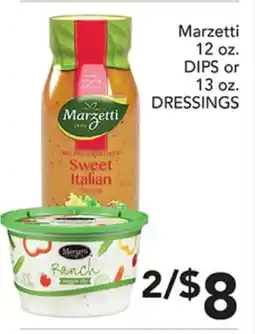 Pete's Fresh Market Marzetti 12 oz. DIPS or 13 oz. DRESSINGS offer