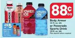 Safeway Body Armor or Powerade Sports Drink offer