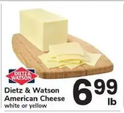 Safeway Dietz & Watson American Cheese offer