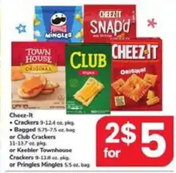 Safeway Cheez-It, Club, Town House, Pringles Mingle offer