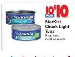 Safeway Starkist Chunk Light Tuna offer