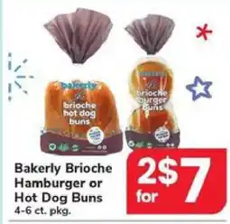 Safeway Bakerly Brioche Hamburger or Hot Dog Buns offer
