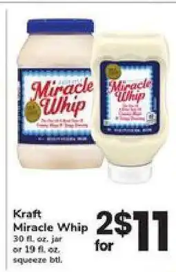 Safeway Kraft Miracle Whip offer