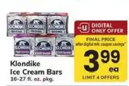 Safeway Klondike Ice Cream Bars offer