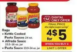 Safeway Ragú offer