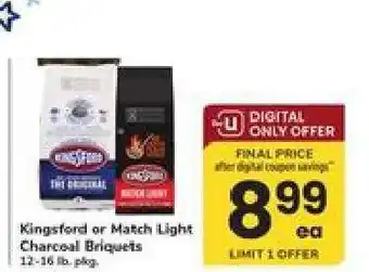 Safeway Kingsford or Match Light Charcoal Briquets offer