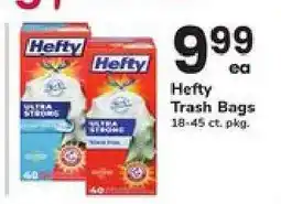 Safeway Hefty Trash Bags offer