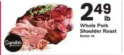 Safeway Whole Pork Shoulder Roast offer