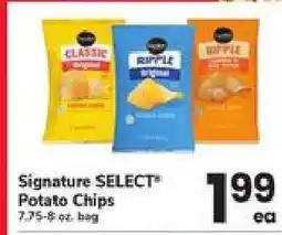 Safeway Signature SELECT Potato Chips offer