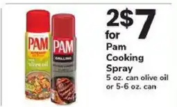 Safeway Pam Cooking Spray offer