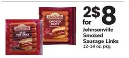 Safeway Johnsonville Smoked Sausage Links offer
