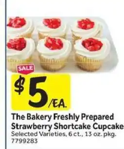 Stop&Shop The Bakery Freshly Prepared Strawberry Shortcake Cupcake offer