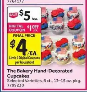 Stop&Shop The Bakery Hand-Decorated Cupcakes offer