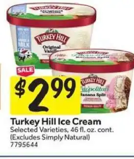 Stop&Shop Turkey Hill Ice Cream offer