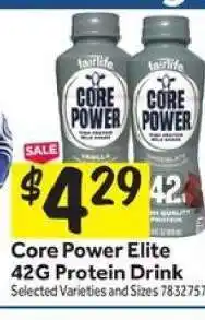 Stop&Shop Core Power Elite 42G Protein Drink offer