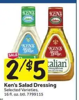 Stop&Shop Ken's Salad Dressing offer