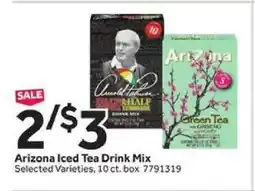 Stop&Shop Arizona Iced Tea Drink Mix offer