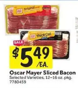 Stop&Shop Oscar Mayer Sliced Bacon offer