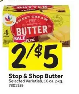 Stop&Shop Stop & Shop Butter offer