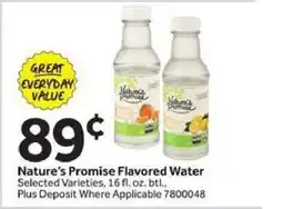 Stop&Shop Nature's Promise Flavored Water offer