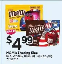 Stop&Shop M&M's Sharing Size offer
