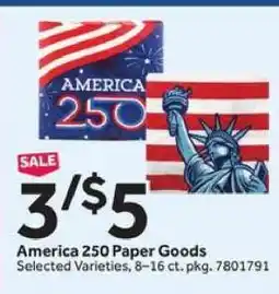 Stop&Shop America 250 Paper Goods offer