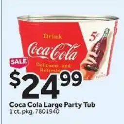 Stop&Shop Coca Cola Large Party Tub offer